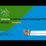 The Universe of SAP Business Technology Platform in a Nutshell – Analytics