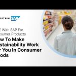 How to make Sustainability work for you in Consumer Goods | Rise with SAP Demo