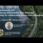 Introducing Sustainability Data Exchange: A solution for collaborative Carbon Data Management