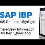 Where-Used Information for Key Figures App | SAP IBP 2305 Release Highlight