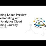 Learning Sneak Preview - Introducing SAP Analytics Cloud Data Modeling Learning Journey