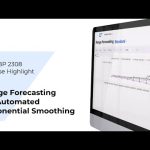 SAP IBP 2308 Release Highlight: Range Forecasting for Automated Exponential Smoothing