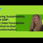 ERP is the Data foundation for Sustainability