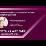 Innovate with Impact: SAP AppHaus & GenAI on SAP BTP for Customer Success! | LIVE TechTalks with SAP