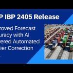 Improved Forecast Accuracy with AI-Powered Automated Outlier Correction | SAP IBP 2405