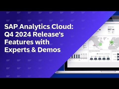 SAP Analytics Cloud: Q4 2024 Release's Features with Experts & Demos ...
