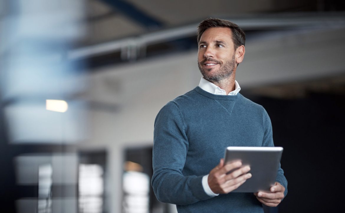 Doing business with his brain