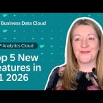 SAP Analytics Cloud: Top 5 New Features | Q1 2026 Release Highlights