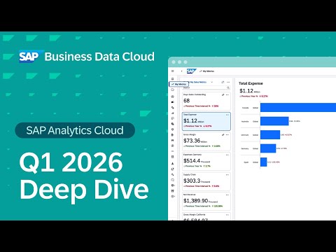 What's New in SAP Analytics Cloud | Deep Dive with Product Experts | Q1 ...