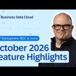 SAP Datasphere & Business Data Cloud: October 2026 Updates